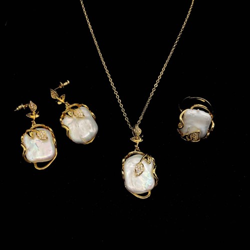 Set perle barocche naturali - barocche,