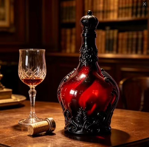 Decanter liquore pipistrello
