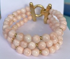 Bracciale Corallo Rosa Tre