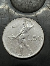 Moneta Rara 50 Lire 1961