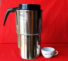GRANDISSIMA E RARA CAFFETTIERA SEB VINTAGE ACCIAIO INOX 18/10 DA COLLEZIONE