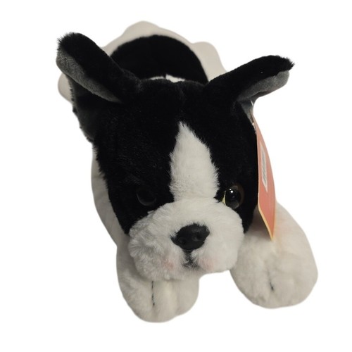Peluche fao nero bulldog - nero,