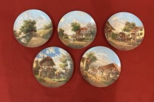 5 piatti in porcellana