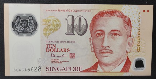 Singapore banconota 10 - da,