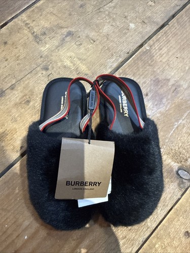 Burberry fluffy sliders regno - sliders,
