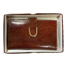 Porta foglio vintage pitone - foglio,