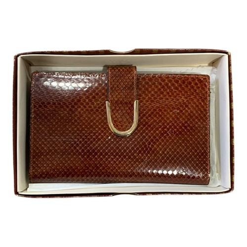 Porta foglio vintage pitone - foglio,