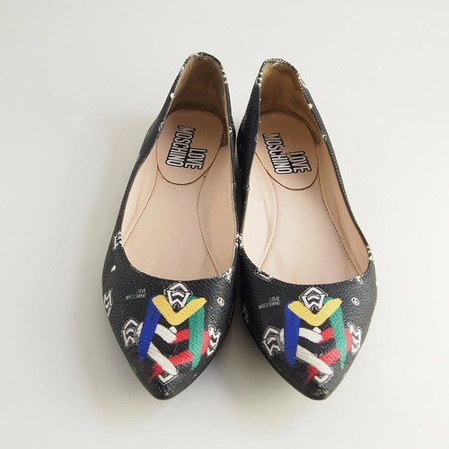 Love moschino logo ballerine - moschino,