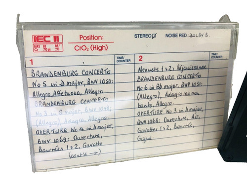 Cassette tape unknown music - tape,