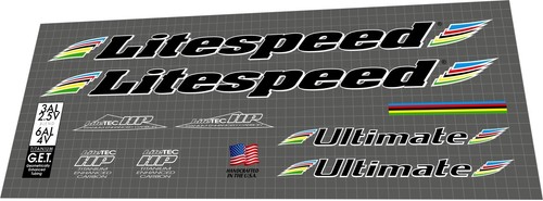 Set decalcomanie litespeed - set,