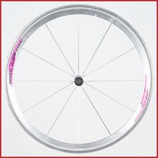 RUOTA ANTERIORE CAMPAGNOLO SHAMAL 12 CVW TITANIO VINTAGE OLD TUBOLAR ROAD RACING