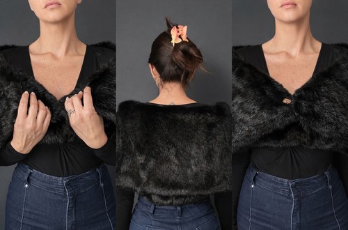Pelliccia ecologica donna - pelliccia,