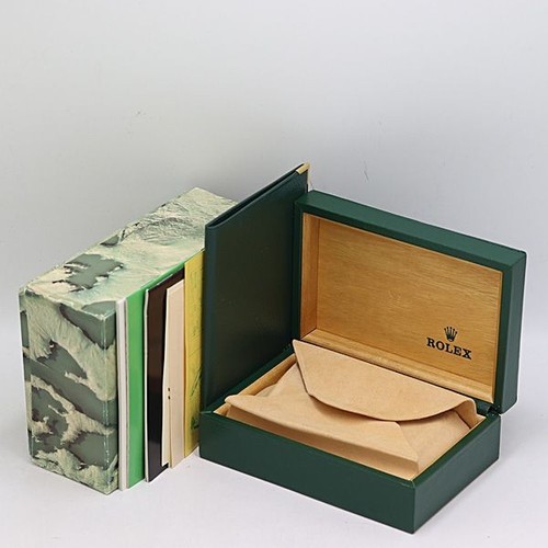 Rolex watch box case - case, green