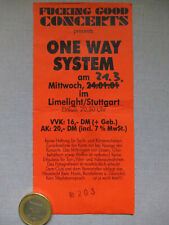 One Way System (UK Punk) 2001