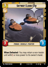 Skyway Cloud Car - FOIL - Jump to Lightspeed - Star Wars Unlimited