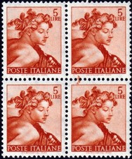 1961 - Lire 5 Michelangiolesca