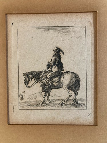 Incisione 1640 acquaforte xvii - incisione,