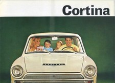 BROCHURE DEPLIANT FORD CORTINA 1200 - 1500 GT - STATION WAGON PROSPEKT (M44)