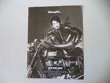 advertising Pubblicità 1973 MOTO TRIUMPH TRIDENT
