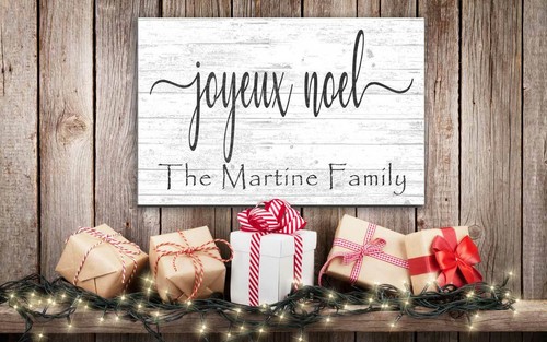 Insegna joyeux noel - joyeux,