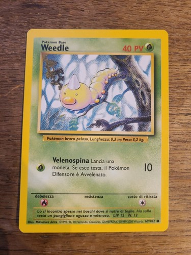 Weedle 102 set - set, base