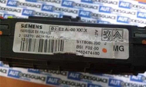 9652474480 bsi citroen c3 - bsi,