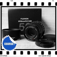 FUJIFILM FUJINON XF 50mm f/2 R WR - OTTICA TROPICALIZZATA, CON AF FULMINEO