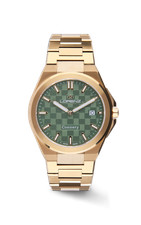 Orologio Lorenz Connery Dorato verde 090015EE Watch Acciaio Uomo Oro Swiss Made