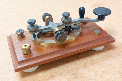 Bunnell morse telegraph key - jh,