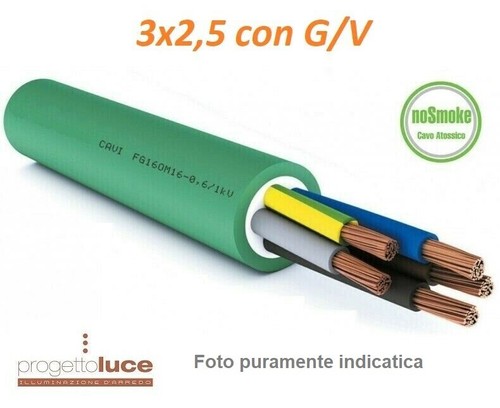 Cavo fg16om16 3g2 mmq verde - fg16om16,