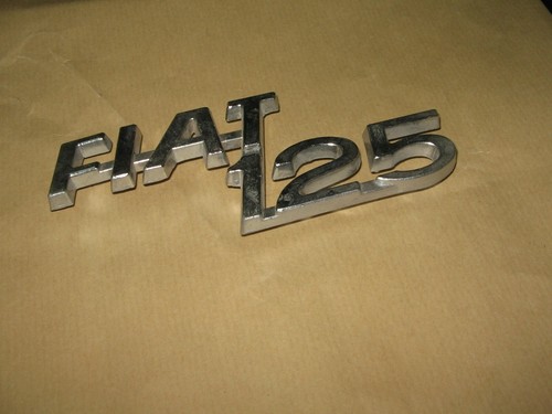 Sigle scritta fiat 125 - sigle,