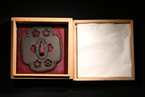 Tsuba giapponese metallo