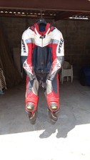 tuta moto pelle divisibile