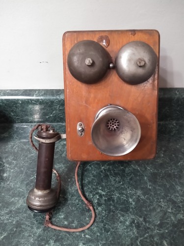 Antico telefono parete in - antico, da