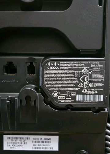 Cisco 3905 unified ip - cp-3905-rf,