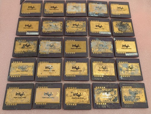 Lotto cpu pentium pro - di, 25