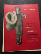 Pubblicità d'epoca reclame stampa pubblicitaria pagina intera Pirelli Gommapiuma