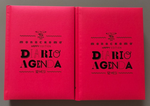 Diario agenda monocromo - agenda, pigna