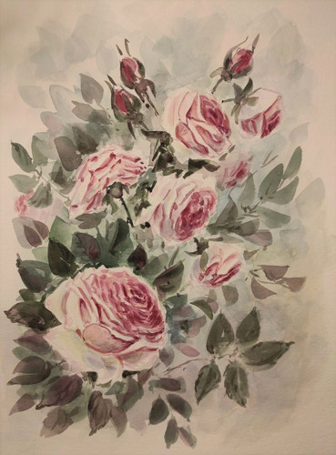 Fiori rose rosa originale - rosa,