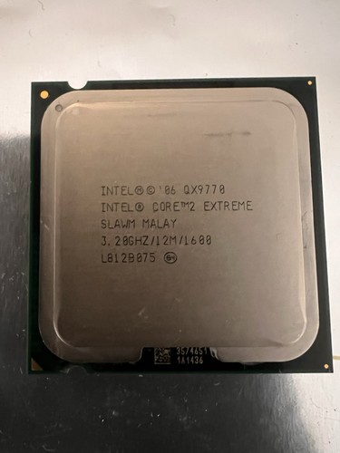 Intel core quad qx9770 - core, quad-core