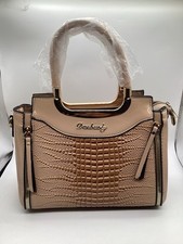 Danbaoly Beige Faux Croc