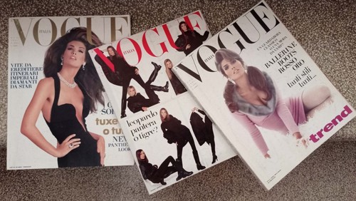 Vogue italia lotto 3 riviste - lotto,