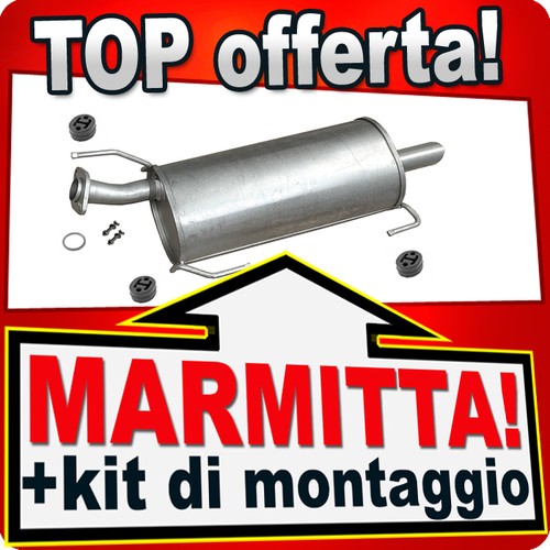 Silenziatore posteriore per - silenziatore,