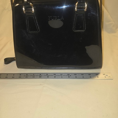 Borsa mano furla black jelly - a,