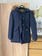 woolrich parka donna blu semi nuovo 