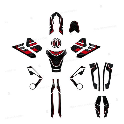 Set adesivi protezioni - set,