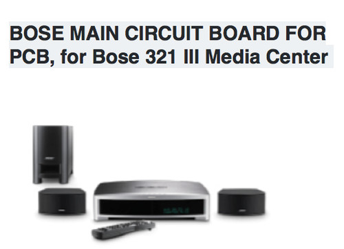 Bose circuito principale - principale, per