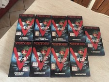 Lotto 9 Vhs dalla serie Visitors 1996 Warner Video originale da collezione