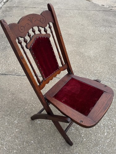 Sedia pieghevole vintage
