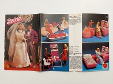 Inserto Pubblicità Pieghevole La Casa Di Campagna, I Mobili Di Barbie Anni 80